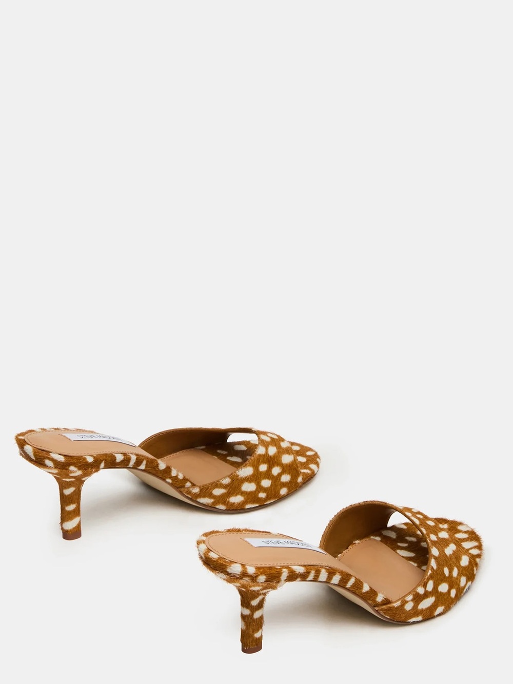 New Steve Madden Kendrix Fawn slide calf hair current season 8.5 - Picture 3 of 5